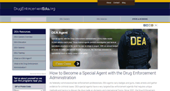Desktop Screenshot of drugenforcementedu.org